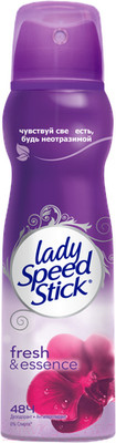 Антиперспирант-спрей Lady Speed Stick Fresh&Essence с ароматом вдохновленным черной орхидеей (150мл)