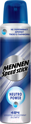 Антиперспирант-спрей Mennen Speed Stick Neutro Power (150мл)