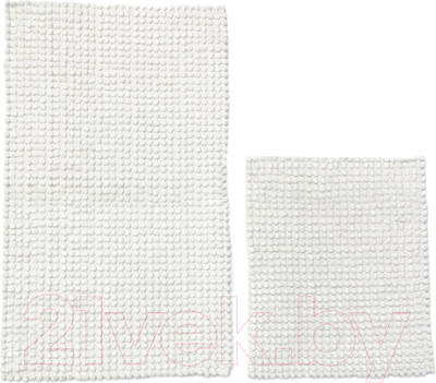 Набор ковриков для ванной и туалета Karven Micro / KV 431 (Krem/крем)