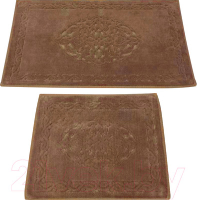 Набор ковриков для ванной и туалета Karven Osmanli / KV 115 (Aci Kahve/шоколад)