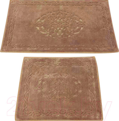 Набор ковриков для ванной и туалета Karven Osmanli / KV 115 (Bej/бежевый)