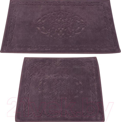 Набор ковриков для ванной и туалета Karven Osmanli / KV 115 (Mor/фиолетовый)