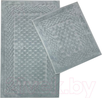 Набор ковриков для ванной и туалета Karven Zerguven / KV 111 (Gri/серый)