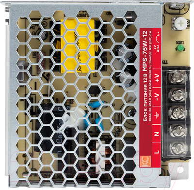 Блок питания на DIN-рейку КС MPS-75W-12V
