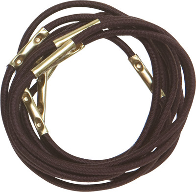 Набор резинок для волос Dewal RE-025 Midi (10шт, коричневый)