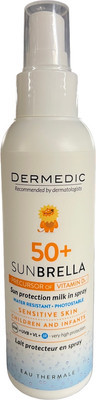 Молочко солнцезащитное Dermedic Sunbrella Baby SPF50 (150мл)