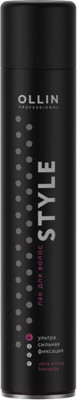 Лак для укладки волос Ollin Professional Style Ультрасильной фиксации / 731076 (500мл)