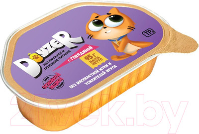 Влажный корм для кошек Doyzer С говядиной (95г)