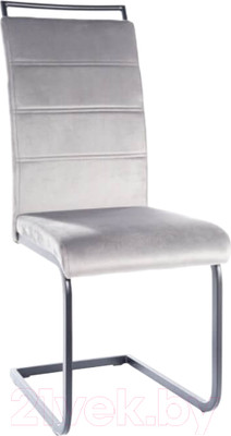 Стул Signal H441 Velvet Tap. 93 (серый/черный матовый)