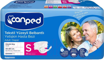 Подгузники для взрослых Canped Aio (S, 30шт)