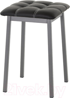 Табурет AMC Comfort 7К4.1 (кожзам черный/графит)