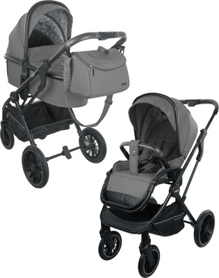 Детская универсальная коляска INDIGO Carry 2 в 1 (серый)