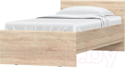 Каркас кровати НК Мебель Stern 90x200 / 72676493 (дуб сонома)