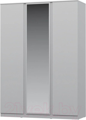 Шкаф НК Мебель Stern 3-х дверный с зеркалом / 72676504 (белый)