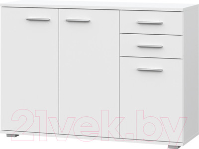 Тумба НК Мебель Fun КД-3 / 71336952 (белый)