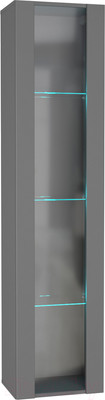 Шкаф навесной НК Мебель Point тип-41 / 71775205 (серый графит)