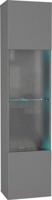 Шкаф навесной НК Мебель Point тип-42 / 71775206 (серый графит)
