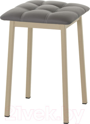 Табурет AMC Comfort 7К10.5 (кожзам графит/капучино)