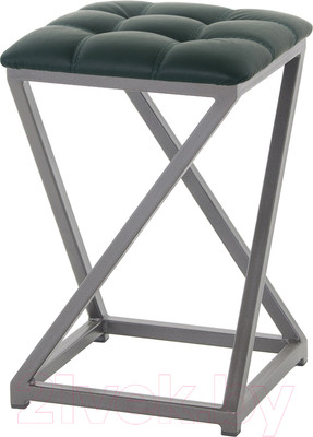 Табурет AMC Comfort 8К4.9 (кожзам зеленый/графит)