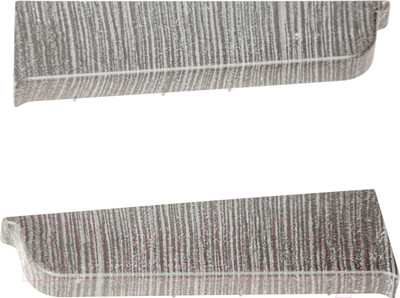 Заглушка для плинтуса Grace Q04 Дуб металлик (2шт)