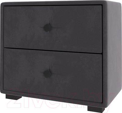 Прикроватная тумба НК Мебель Tango / 72306850 (велюр серый)