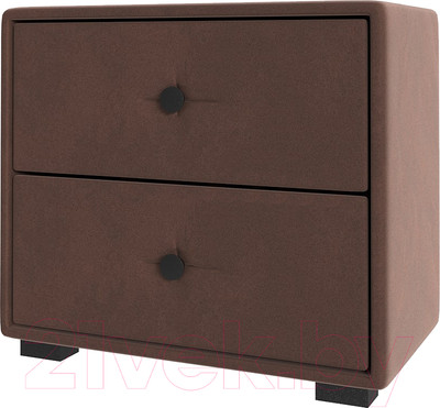 Прикроватная тумба НК Мебель Tango / 72306852 (велюр шоколад)