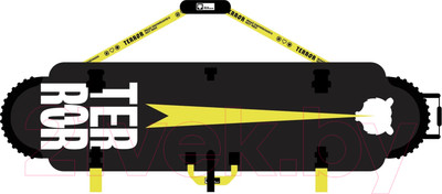 Чехол для сноуборда Terror Snow Container Light (р.146, черный/желтый)