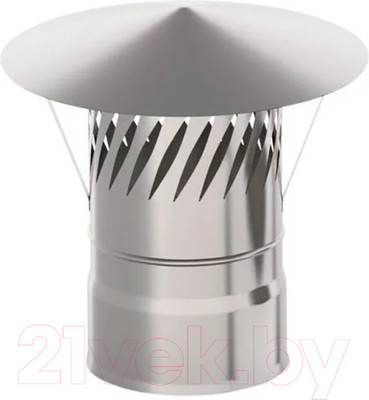 Колпак для труб Гефест Сталь 115 AISI 430/0.5мм (с искрогасителем)