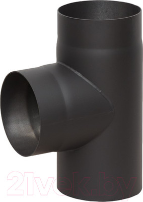Тройник для дымохода КПД 90 2мм ф150 (черный)