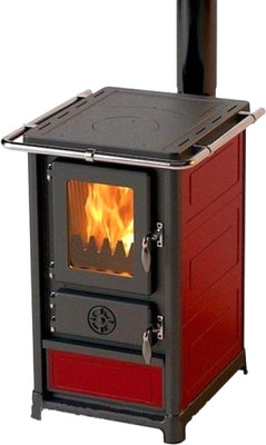 Печь отопительно-варочная MBS Olymp L (красный)