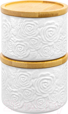 Набор емкостей для хранения Elan Gallery Розы 540313