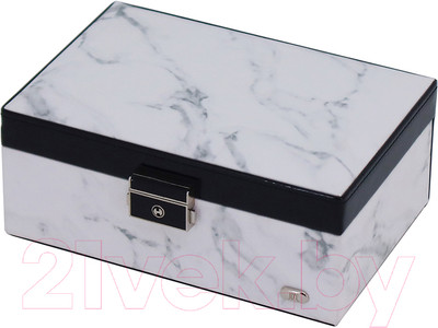 Шкатулка Jardin D'ete P6270B (белый мрамор)