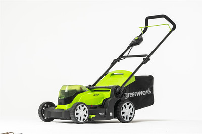 Газонокосилка аккумуляторная Greenworks G24X2LM41 2x24V 41см / 2512607UD (с 2-мя АКБ 4Ач и ЗУ)