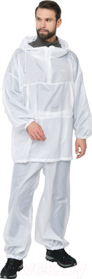 Костюм маскировочный Huntsman Метель Белый шелк / 6820 (р-р 58-64/182-188)