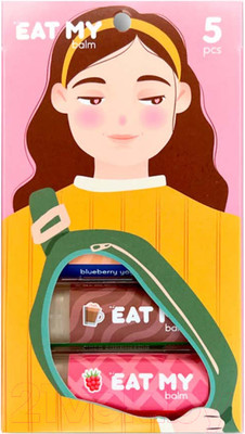 Набор бальзамов для губ Eat My Сладкая любовь (5шт)