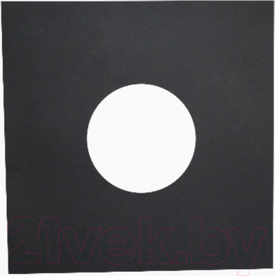 Накладка разрезная для дымохода КПД 0.7мм 550x550 ф230 под сэндвич (черный)