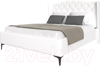 Каркас кровати НК Мебель Tango 140x200 / 72306788 (белый кожзам)
