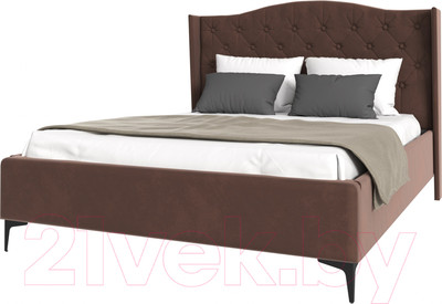 Каркас кровати НК Мебель Tango 160x200 / 72306801 (велюр шоколад)