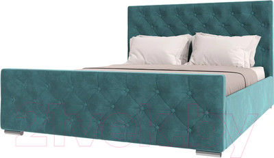 Каркас кровати НК Мебель Интеро 160x200 / 72306775 (велюр бирюзовый)