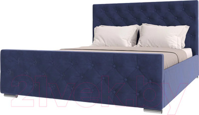 Каркас кровати НК Мебель Интеро 160x200 / 72306773 (велюр индиго)