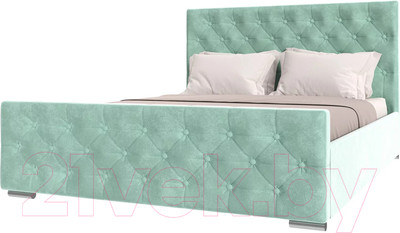 Каркас кровати НК Мебель Интеро 180x200 / 72306786 (велюр мята)