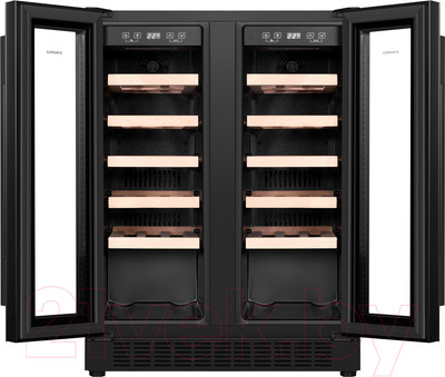 Встраиваемый винный шкаф Maunfeld MBWC-112S40