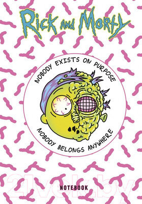 Записная книжка Эксмо Рик и Морти. Морти / 9785041169688