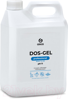 Чистящее средство для ванной комнаты Grass Dos Gel / 125240 (5.3кг)