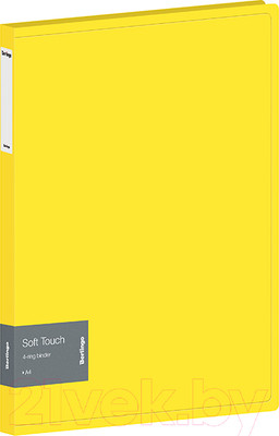 Папка для бумаг Berlingo Soft Touch / RB4_4D984 (желтый)