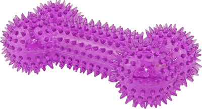 Игрушка для собак Dogman Кость пищащая светящаяся (15см)