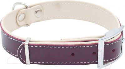 Ошейник КАСКАД Best / 10225450-22 (бордовый)