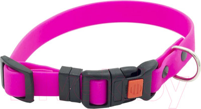 Ошейник КАСКАД Из биотана с фастексом / 30115301-12 (матовый, розовый)