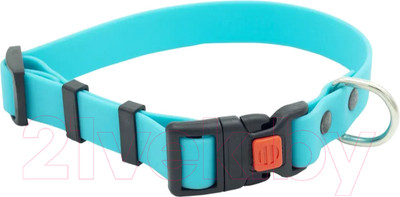 Ошейник КАСКАД Из биотана с фастексом / 30120401-36 (матовый, аквамарин)
