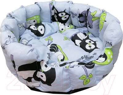 Лежанка для животных Happy Friends Ракушка №2 Совы / stm 556